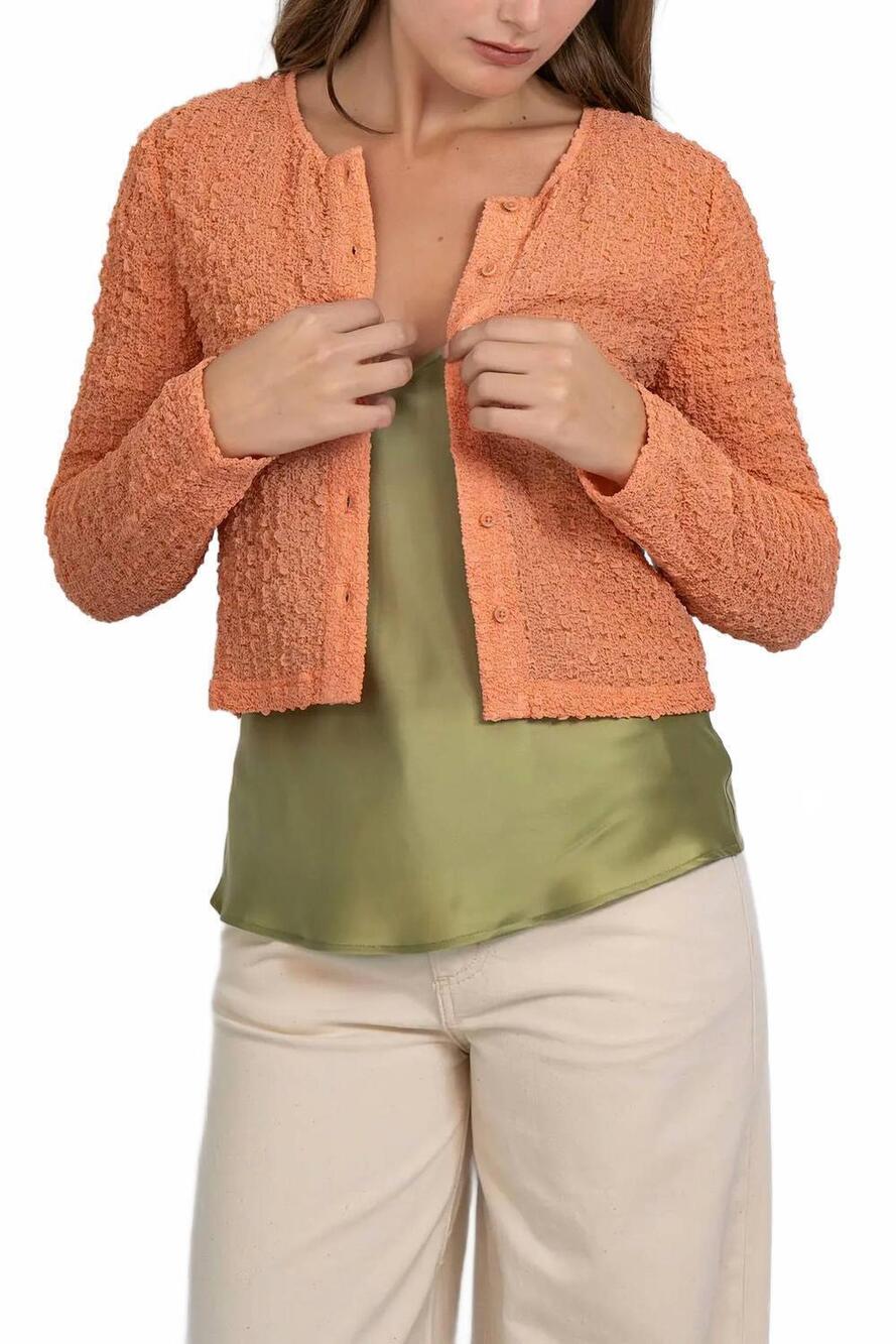 NEW SILK LAUNDRY pebble elena top in orchid